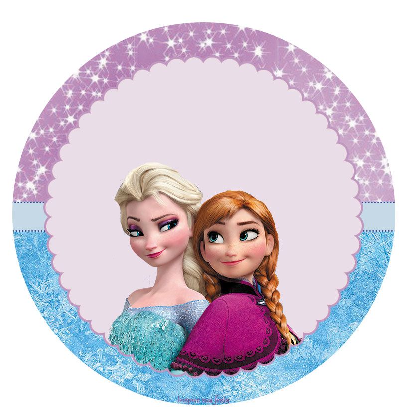 Adesivo Para Lembrancinha Frozen