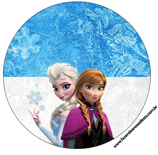 Adesivo Para Lembrancinha Frozen