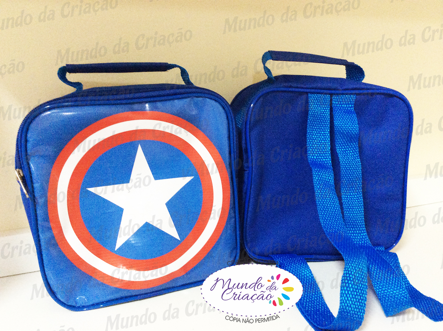 Lembrancinha Capitão América Mochila