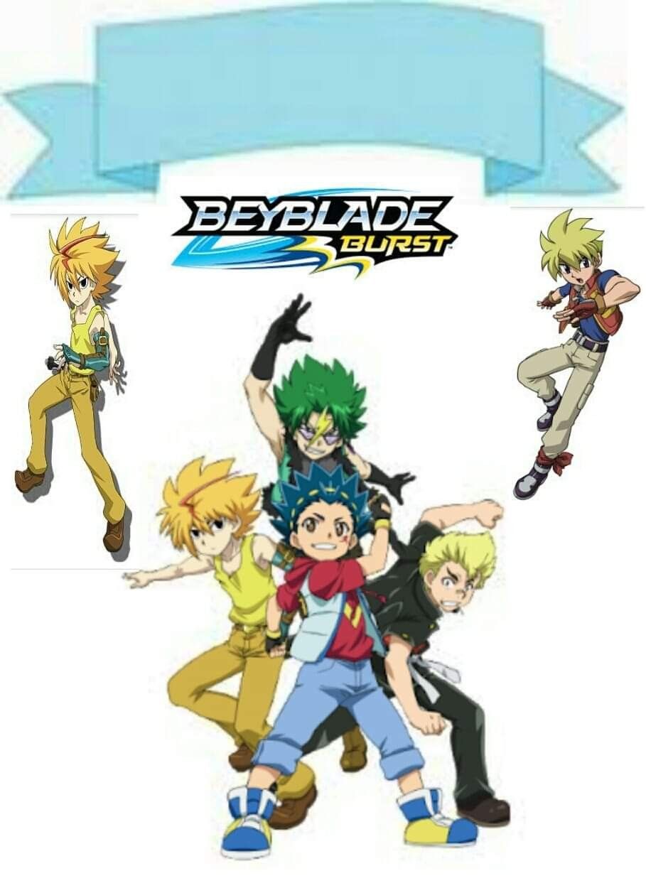 Bolo Beyblade Topo de bolo imprimir