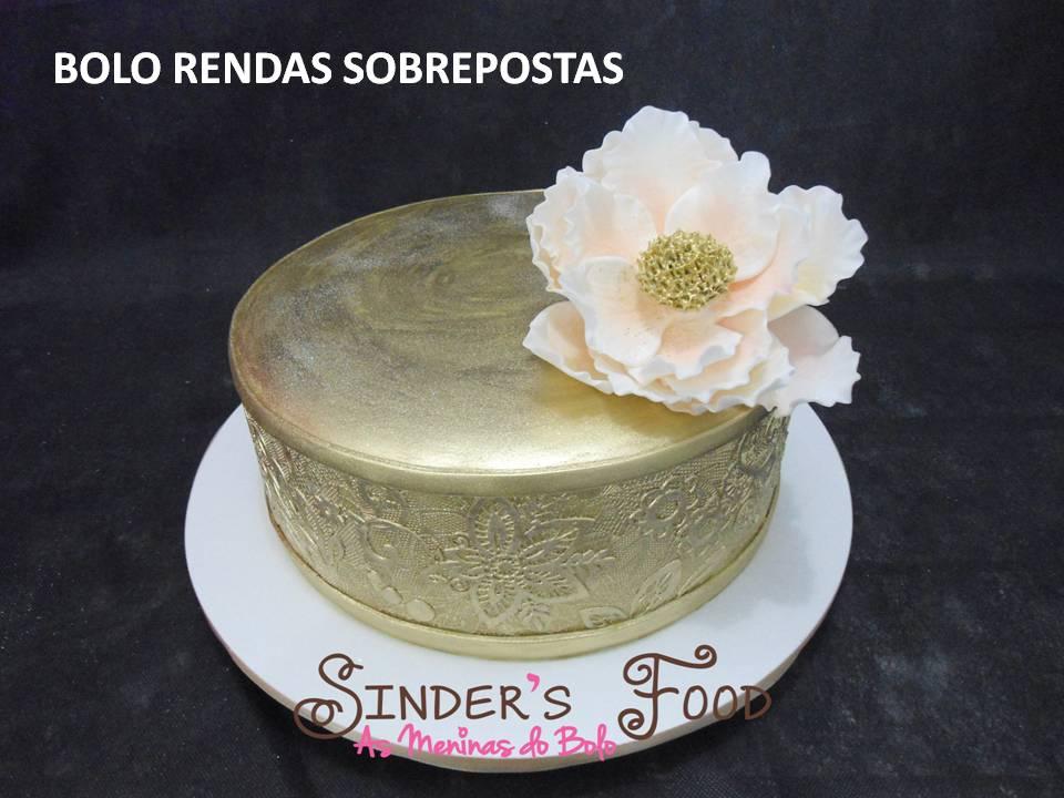 Bolo de bodas de ouro Pasta americana