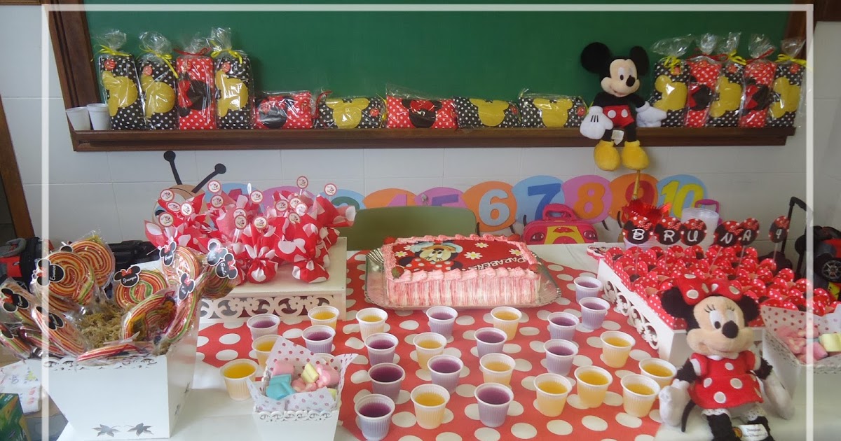 Festa na escola Minnie