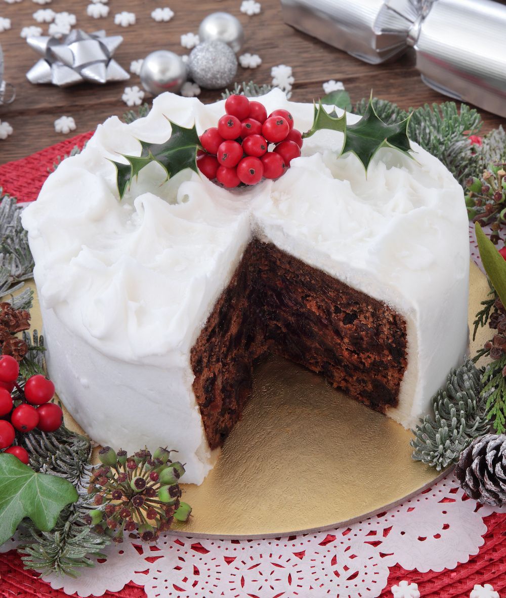 Bolo de natal Com Chantilly