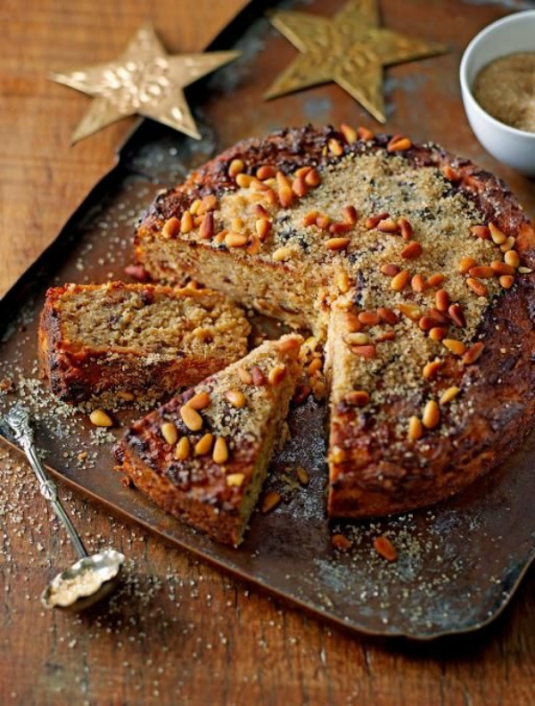 Bolo de natal Com açúcar mascavo