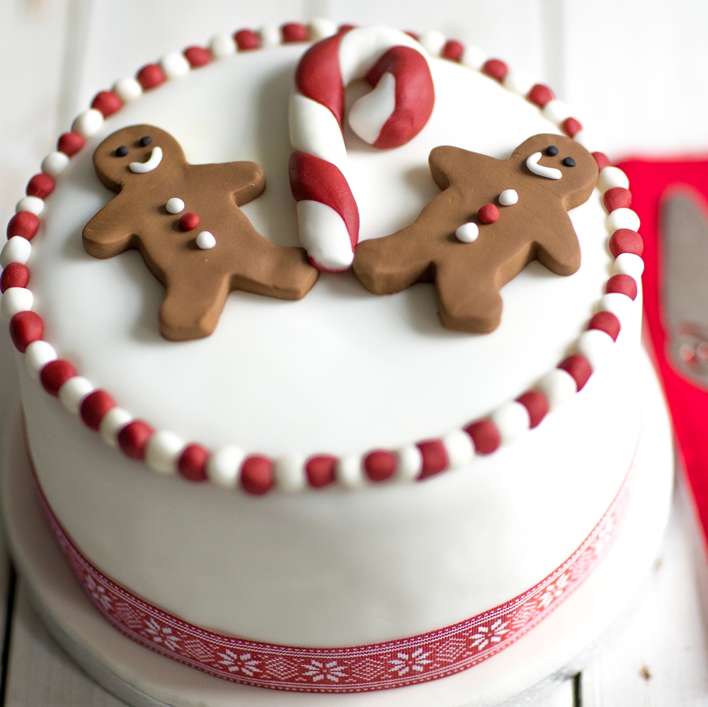 Bolo de natal Confeitado