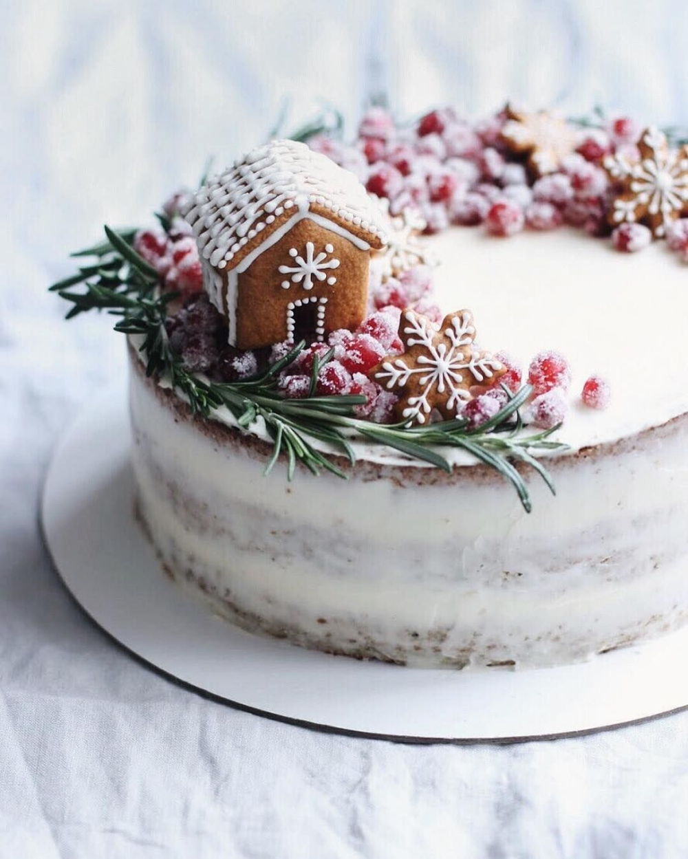 Bolo de natal Confeitado