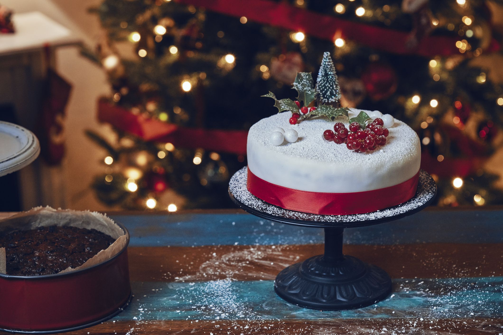 Bolo de natal Confeitado