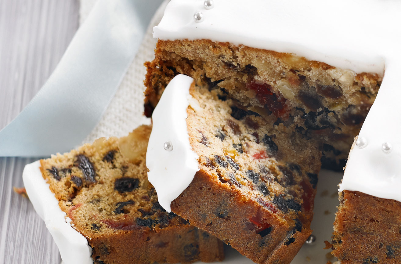 Bolo de natal Com frutas cristalizadas