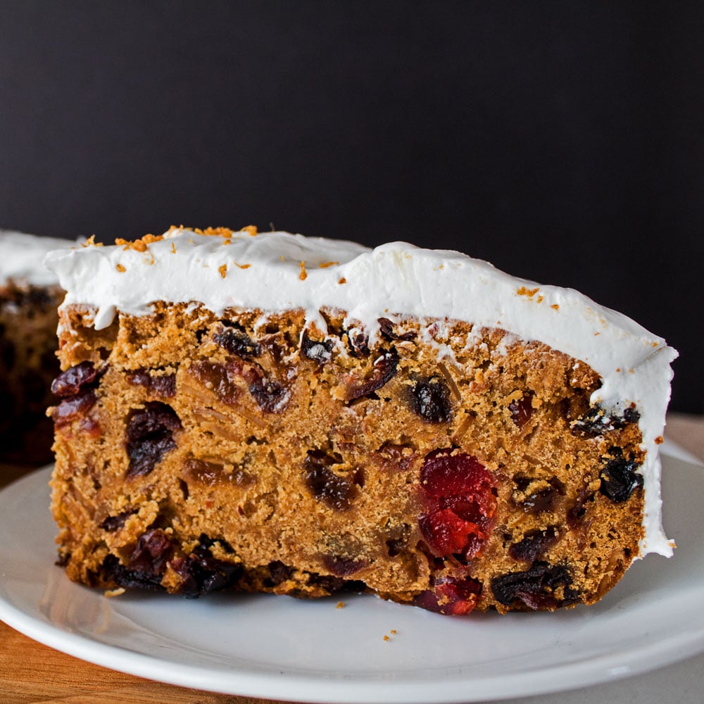 Bolo de natal Com frutas cristalizadas