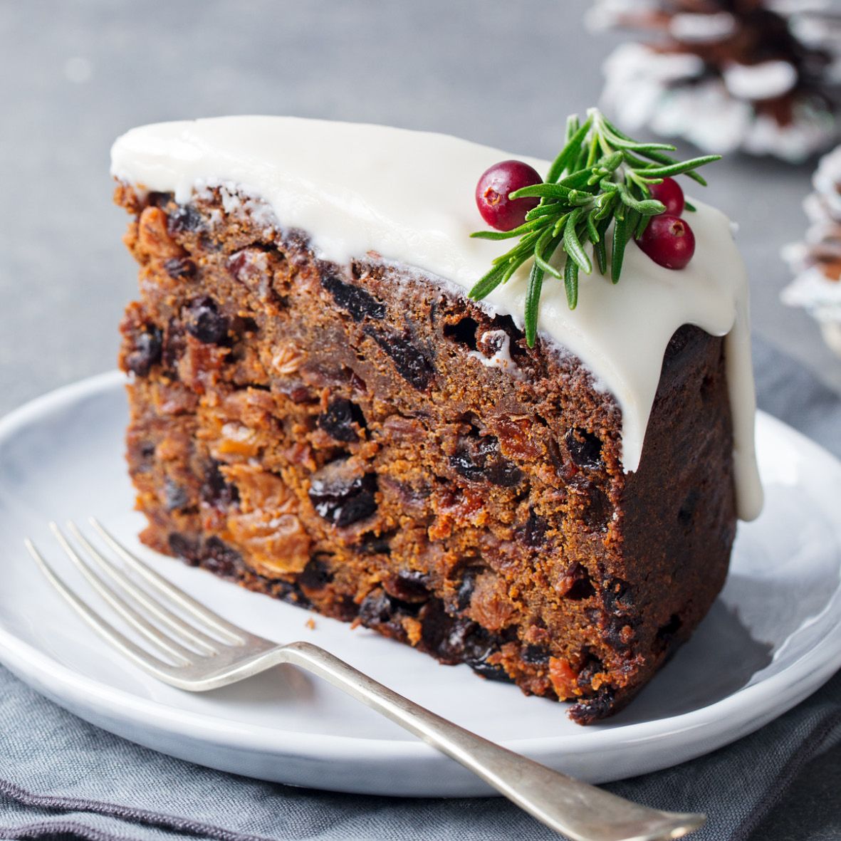 Bolo de natal Com frutas cristalizadas