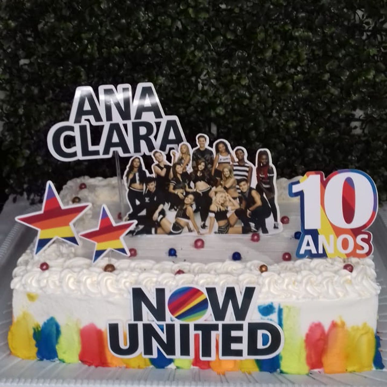 Bolo Now United Quadrado