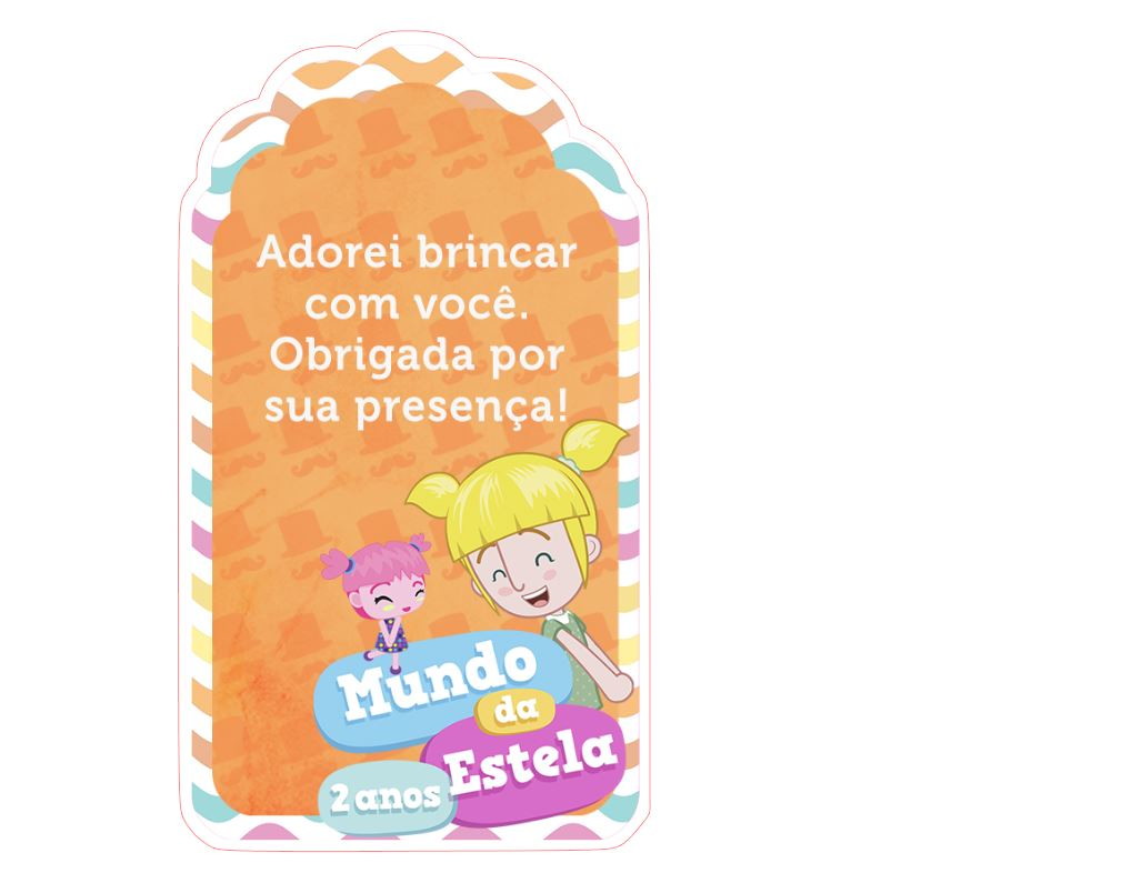 Tag de Agradecimento Mundo bita