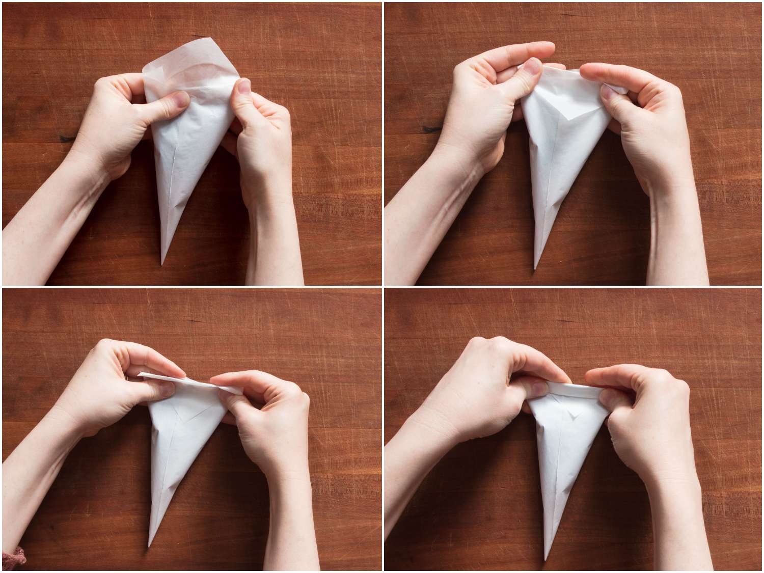 Como fazer Cone de papel Manteiga para confeitar