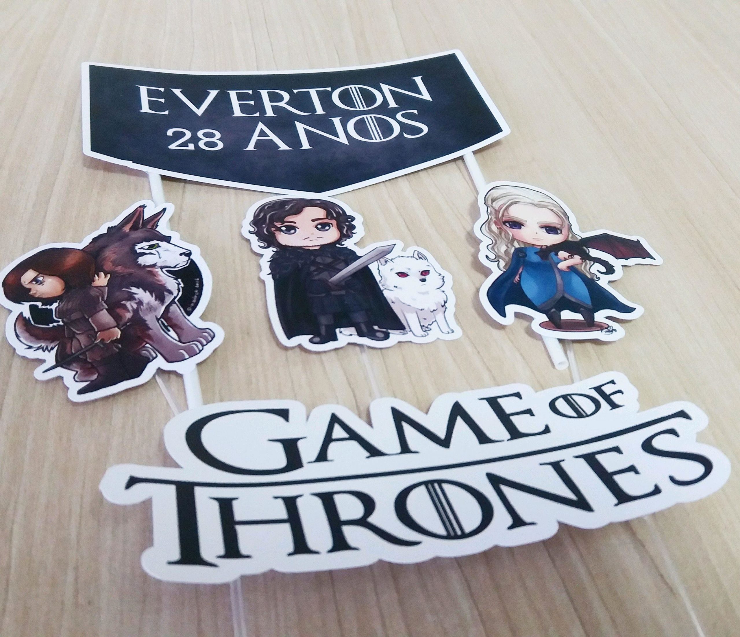 Bolo Game Of Thrones Topo para imprimirBolo Game Of Thrones Topo para imprimir