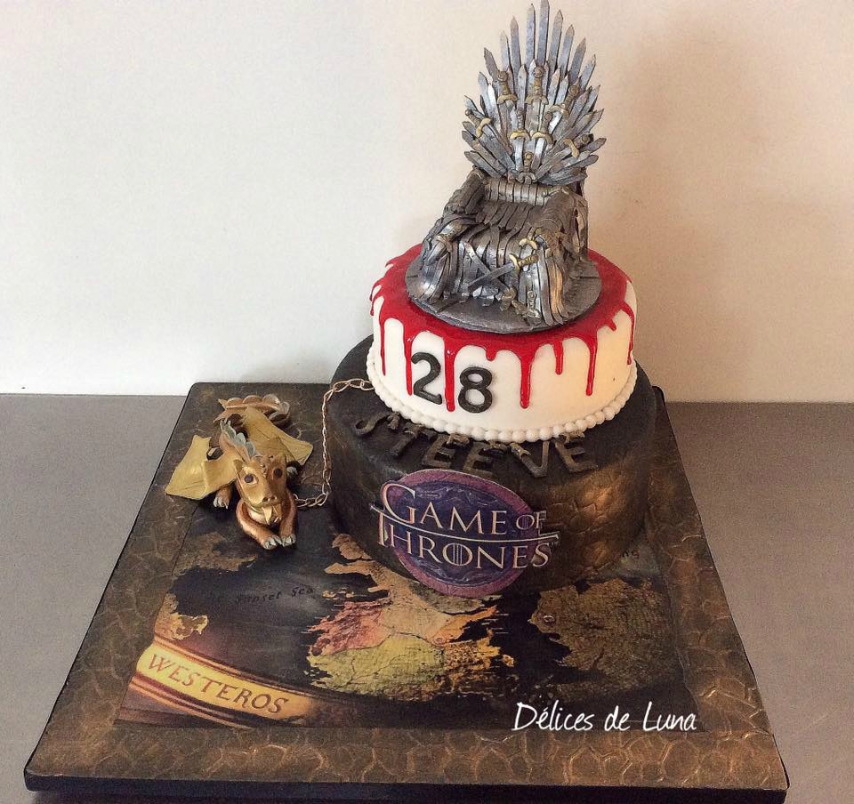 Bolo Game Of Thrones DecoradoBolo Game Of Thrones Decorado