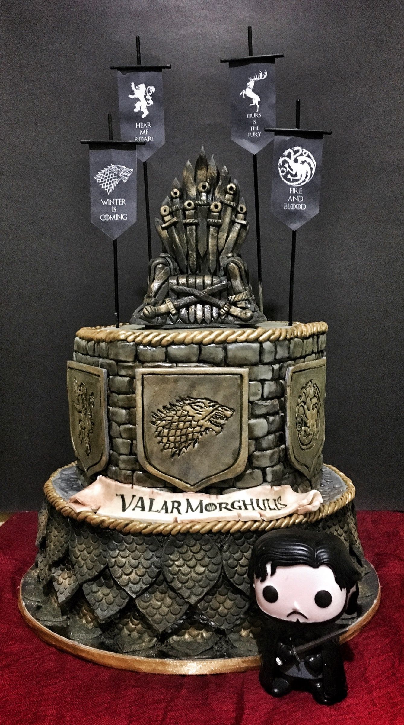 Bolo Game Of Thrones DecoradoBolo Game Of Thrones Decorado