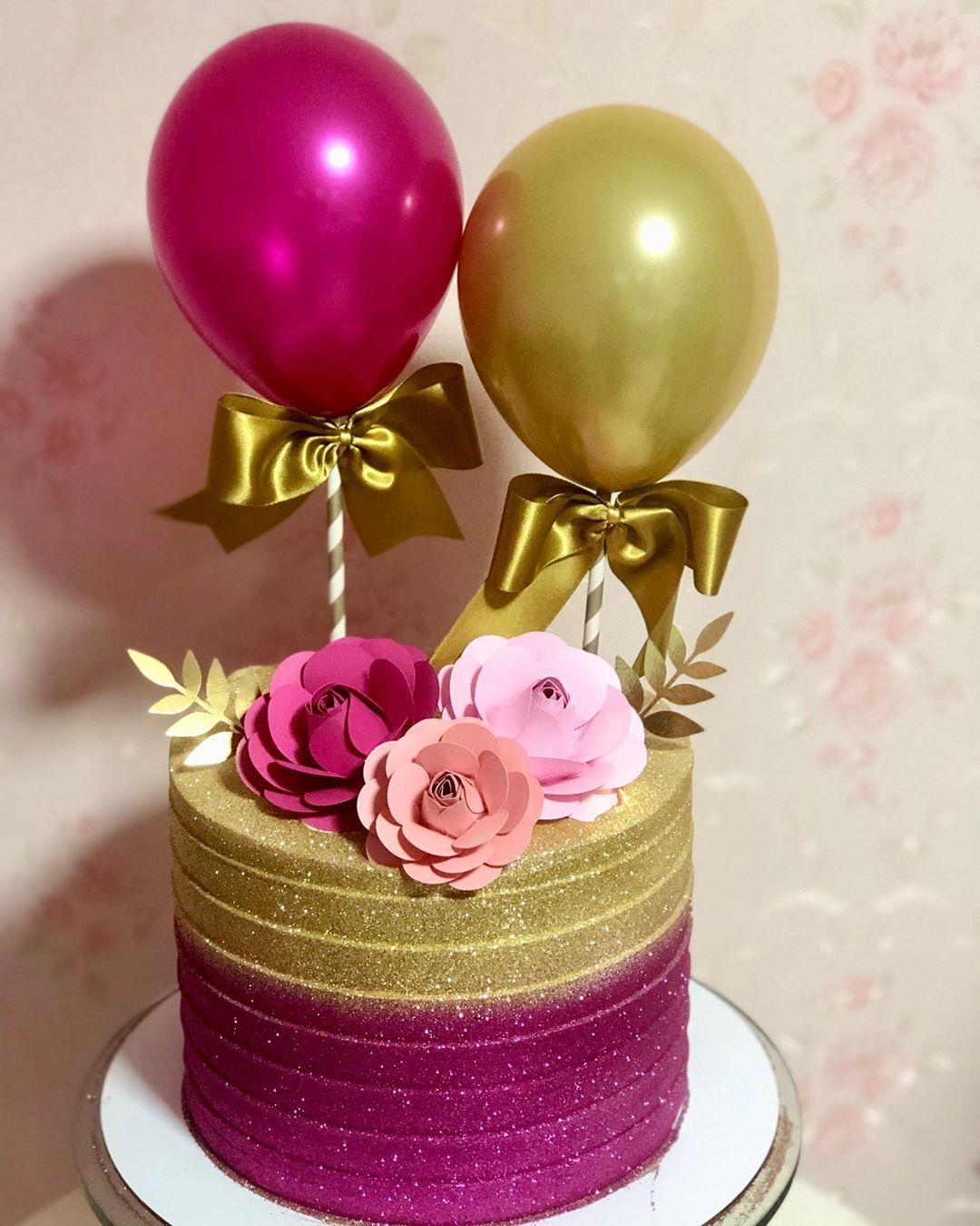 Bolo Glow Cake Rosa