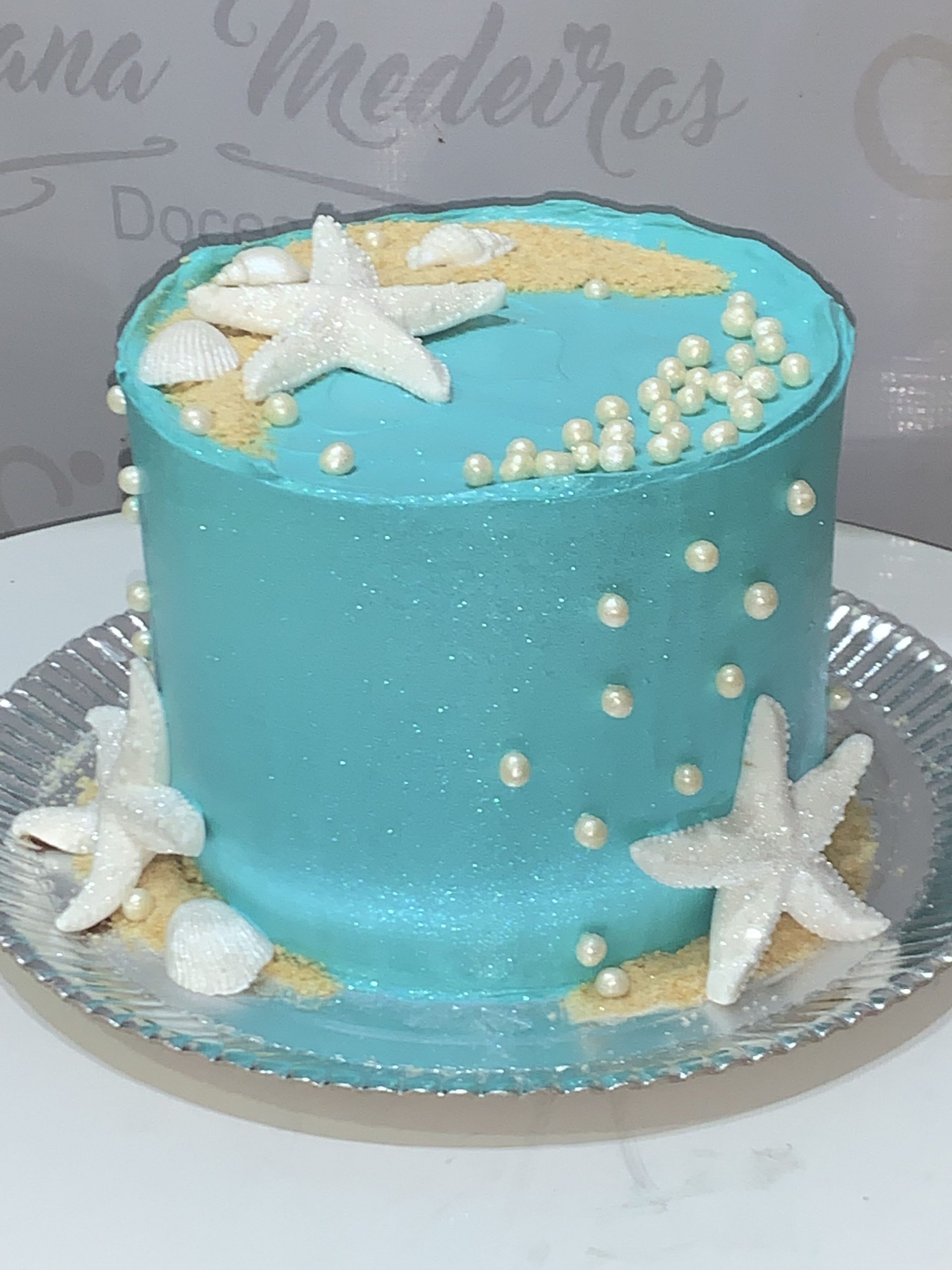 Bolo Glow Cake Azul