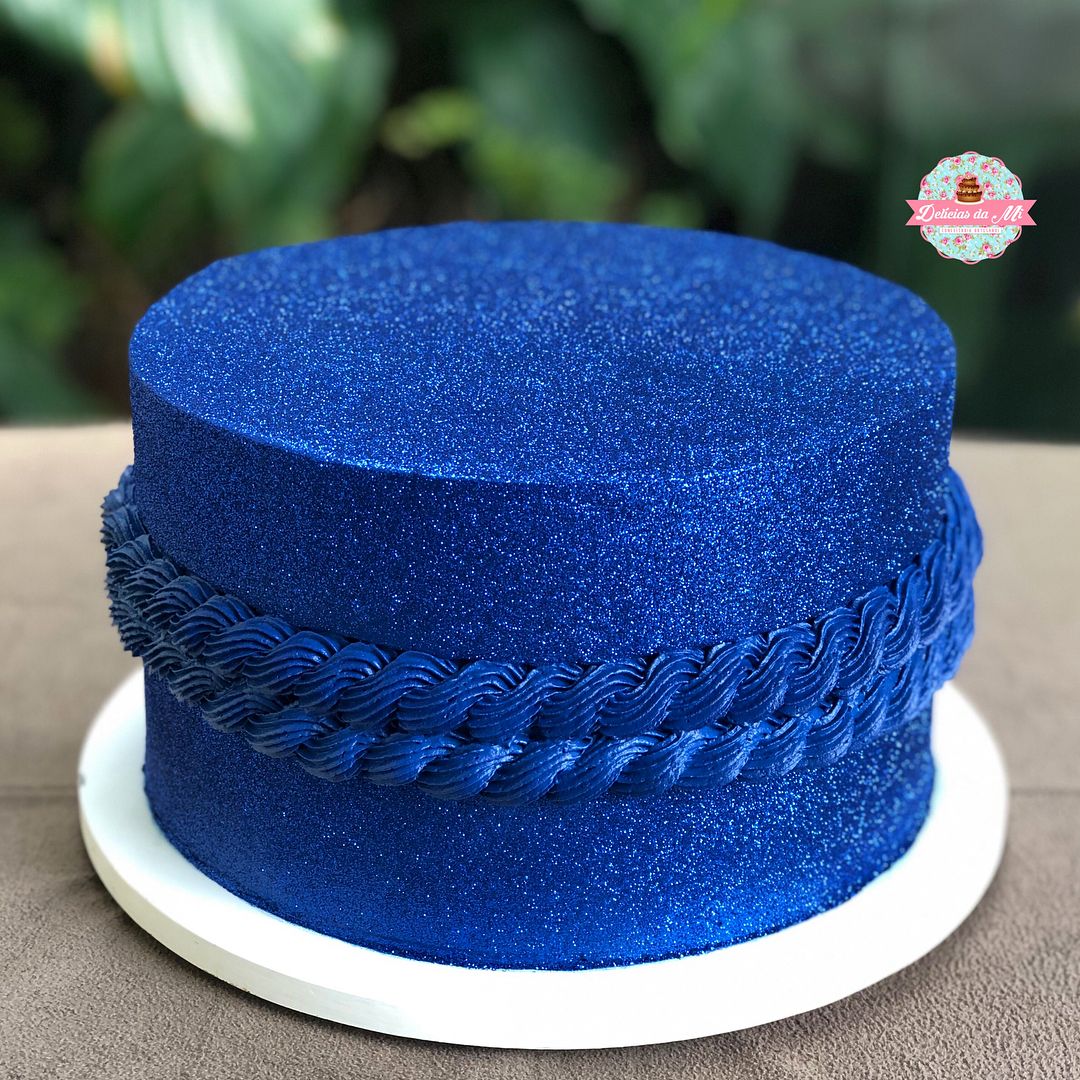 Bolo Glow Cake Azul