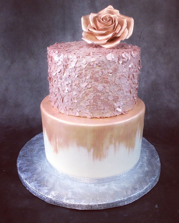 Bolo Glow Cake Rose Gold