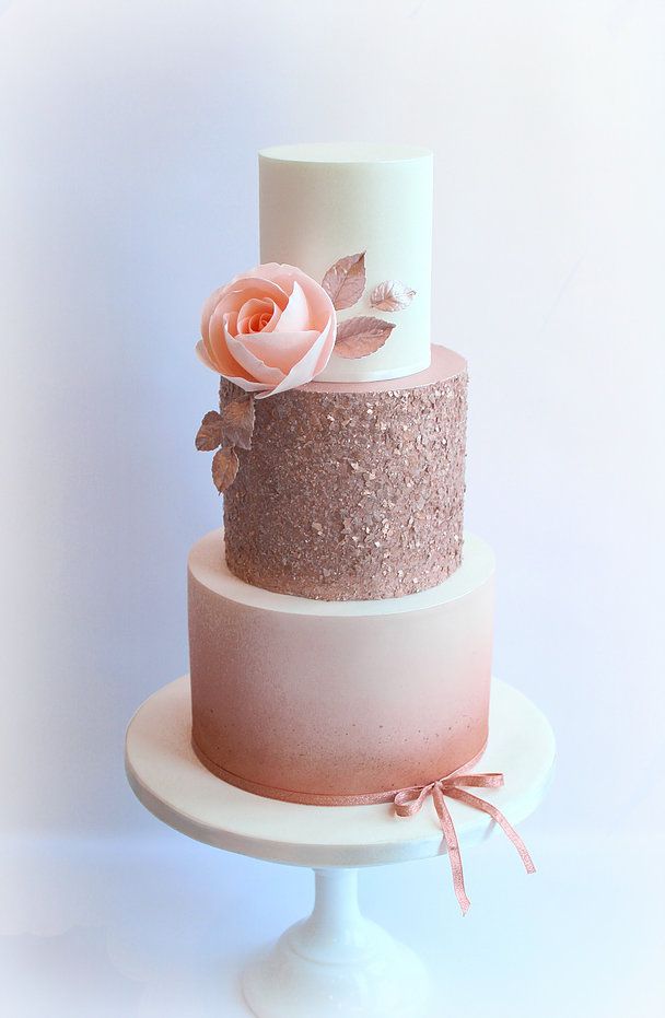 Bolo Glow Cake Rose Gold