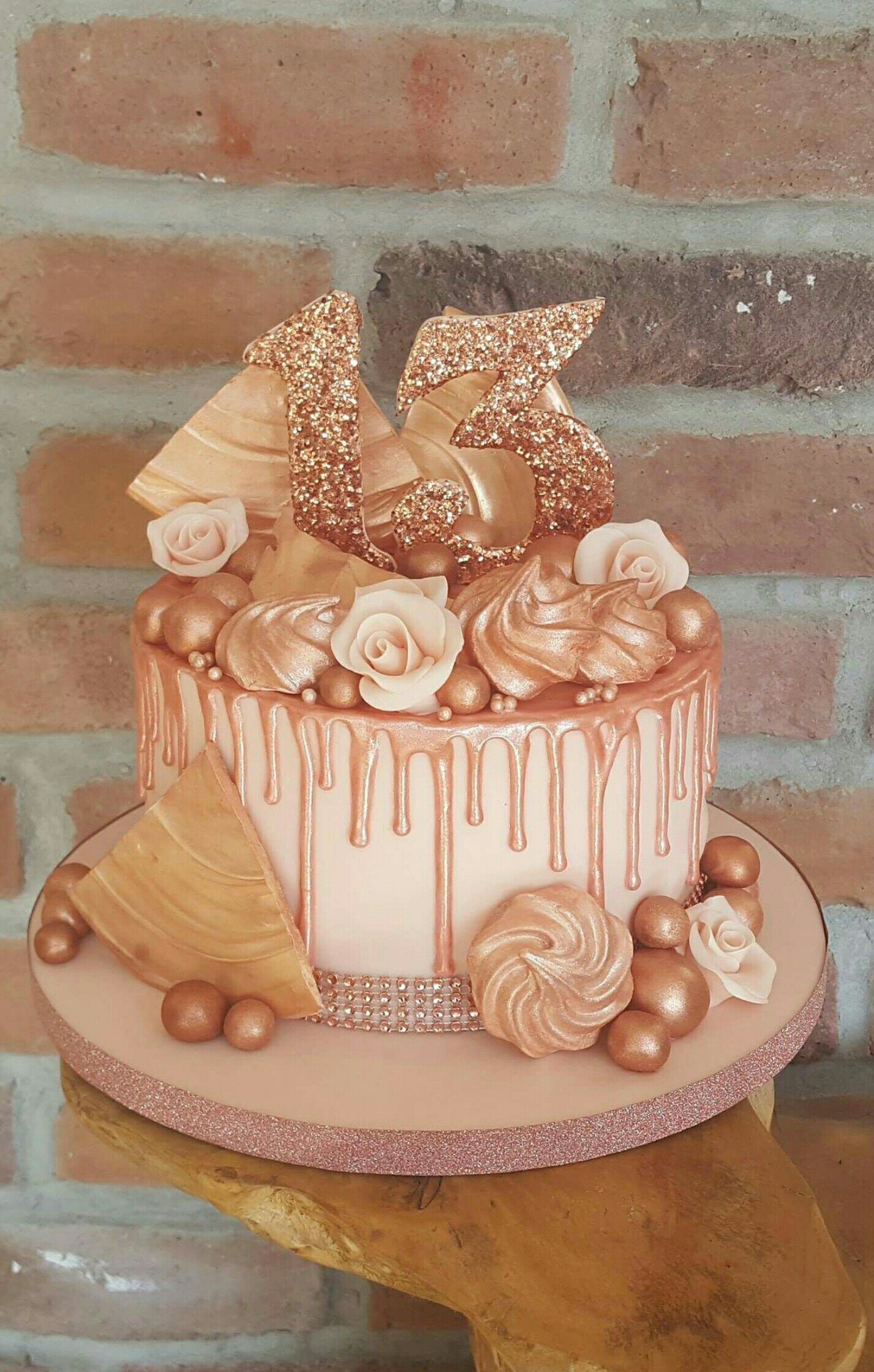 Bolo Glow Cake Rose Gold