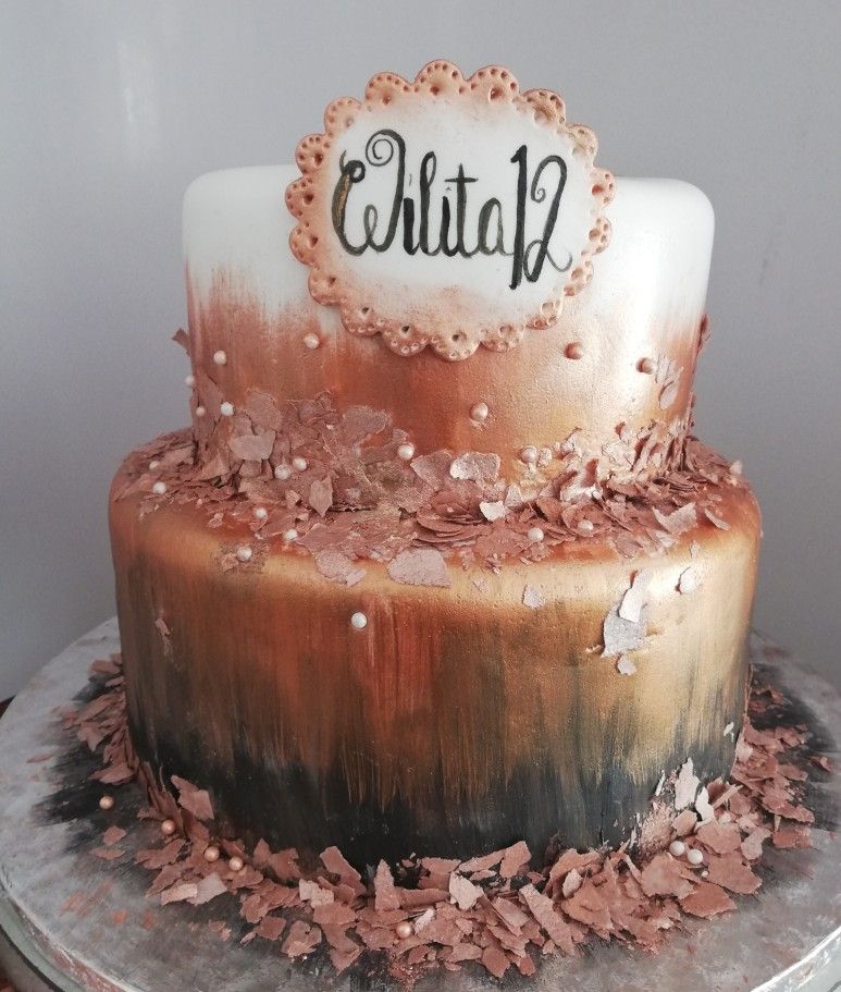 Bolo Glow Cake Rose Gold