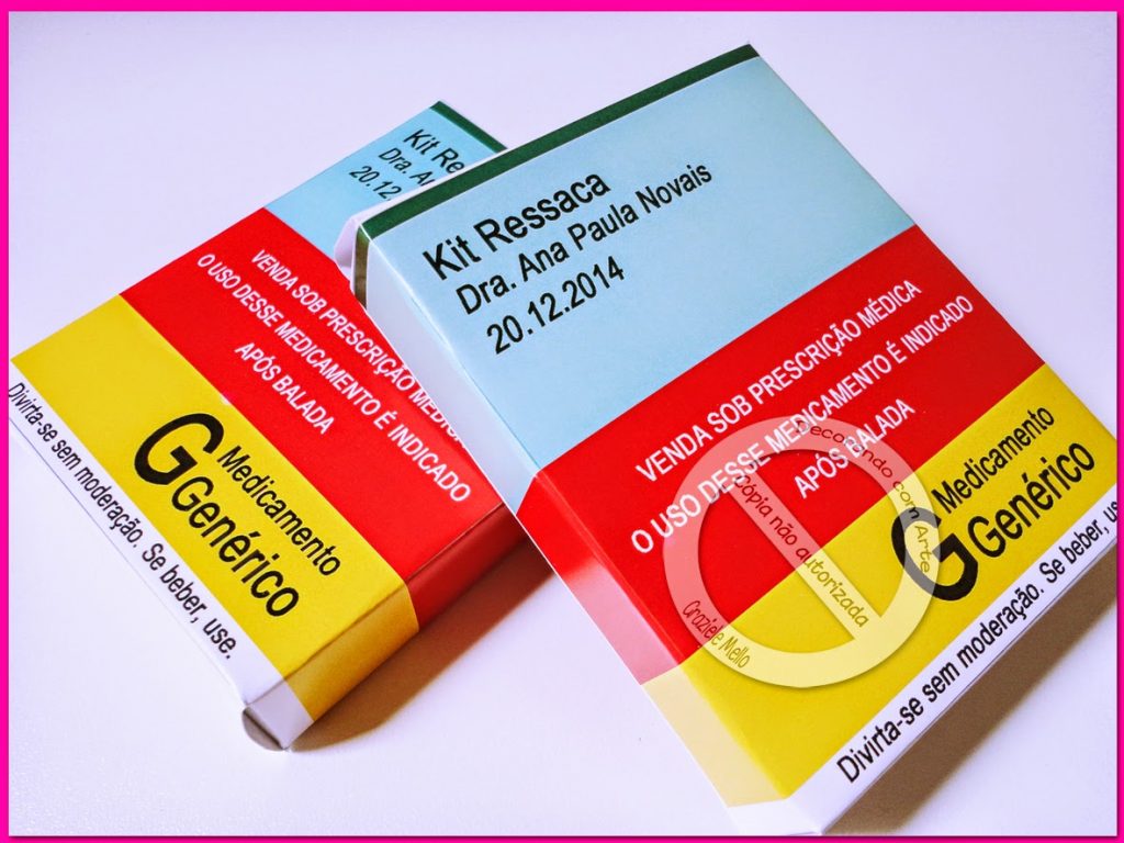 Kit Ressaca Label Kit Ressaca: 70 Ideias para deixar seu evento ainda melhor