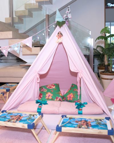 Cabana para festa do pijama Infantil