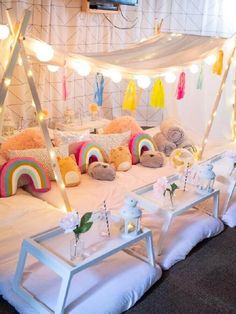 Cabana para festa do pijama Infantil