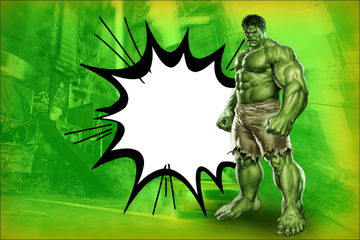 Convite Animado Hulk