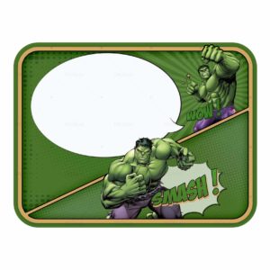 Convite Animado Hulk