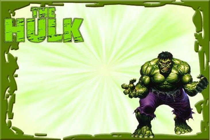 Convite Animado Hulk