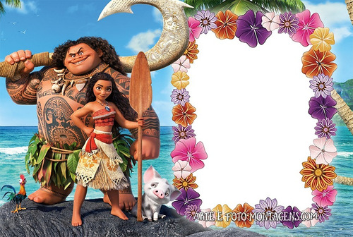 Convite Animado Moana