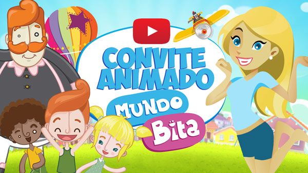 Convite Animado Mundo Bita