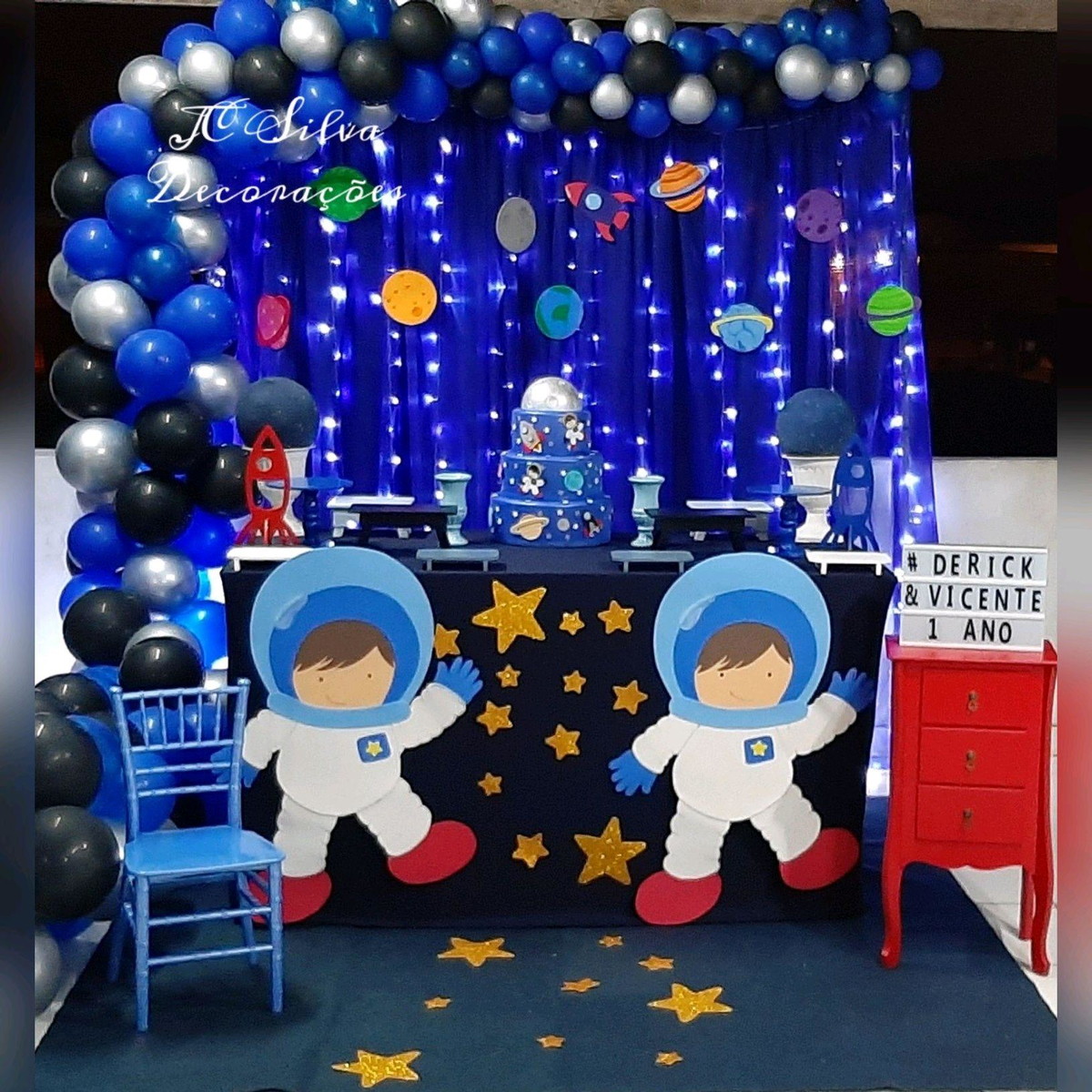 Ideias Decoração Festa Astronauta