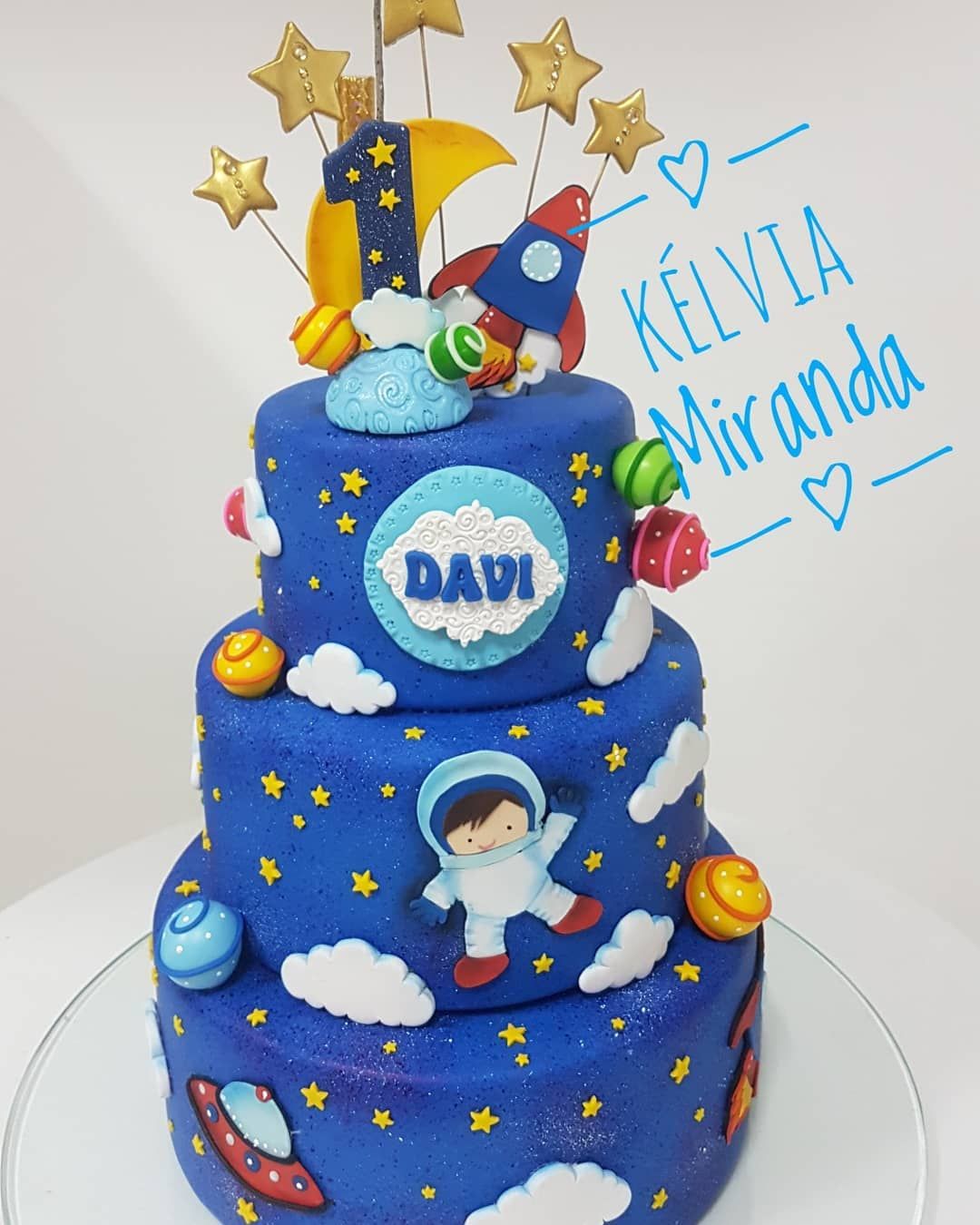 Festa astronauta Bolo