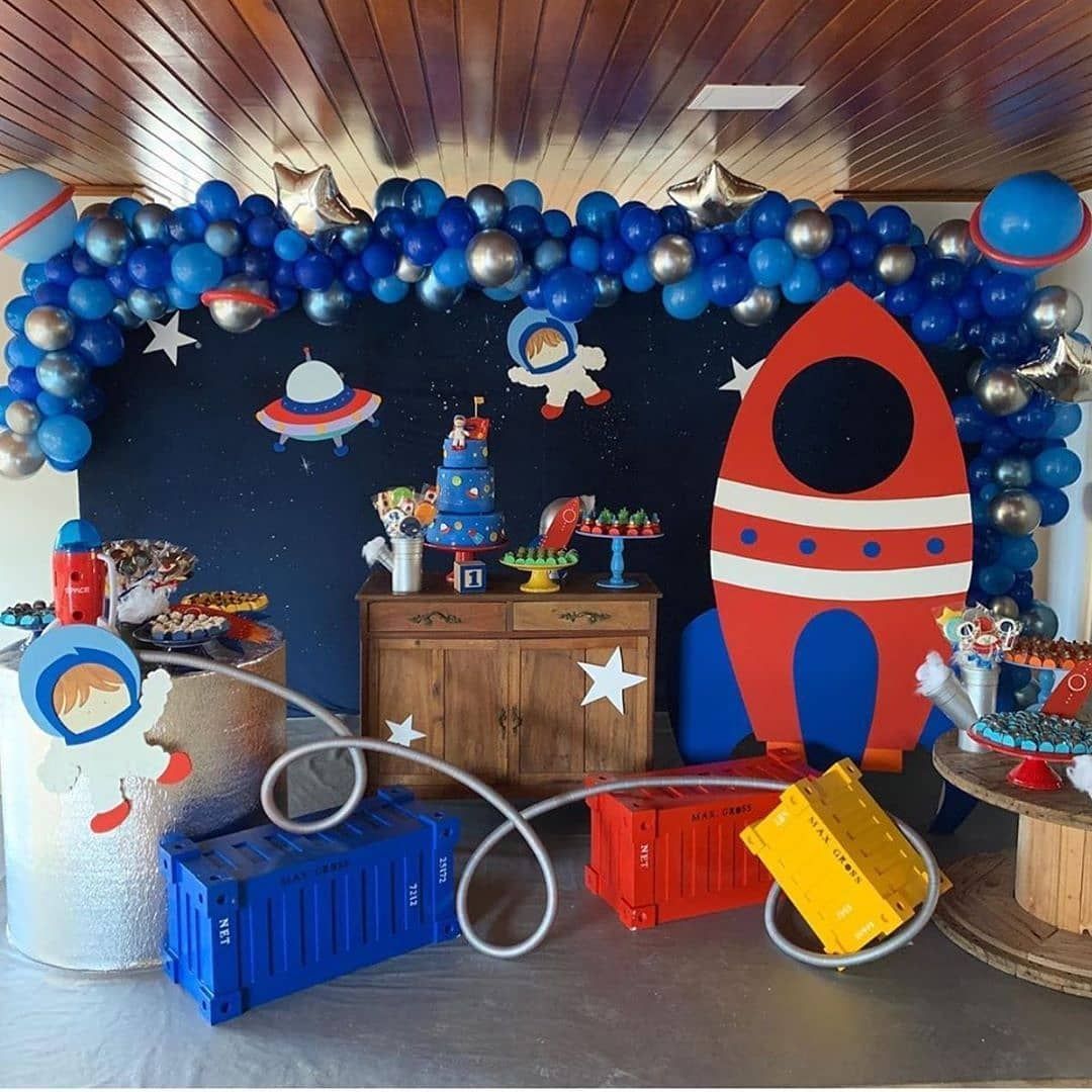 Festa astronauta Decoração