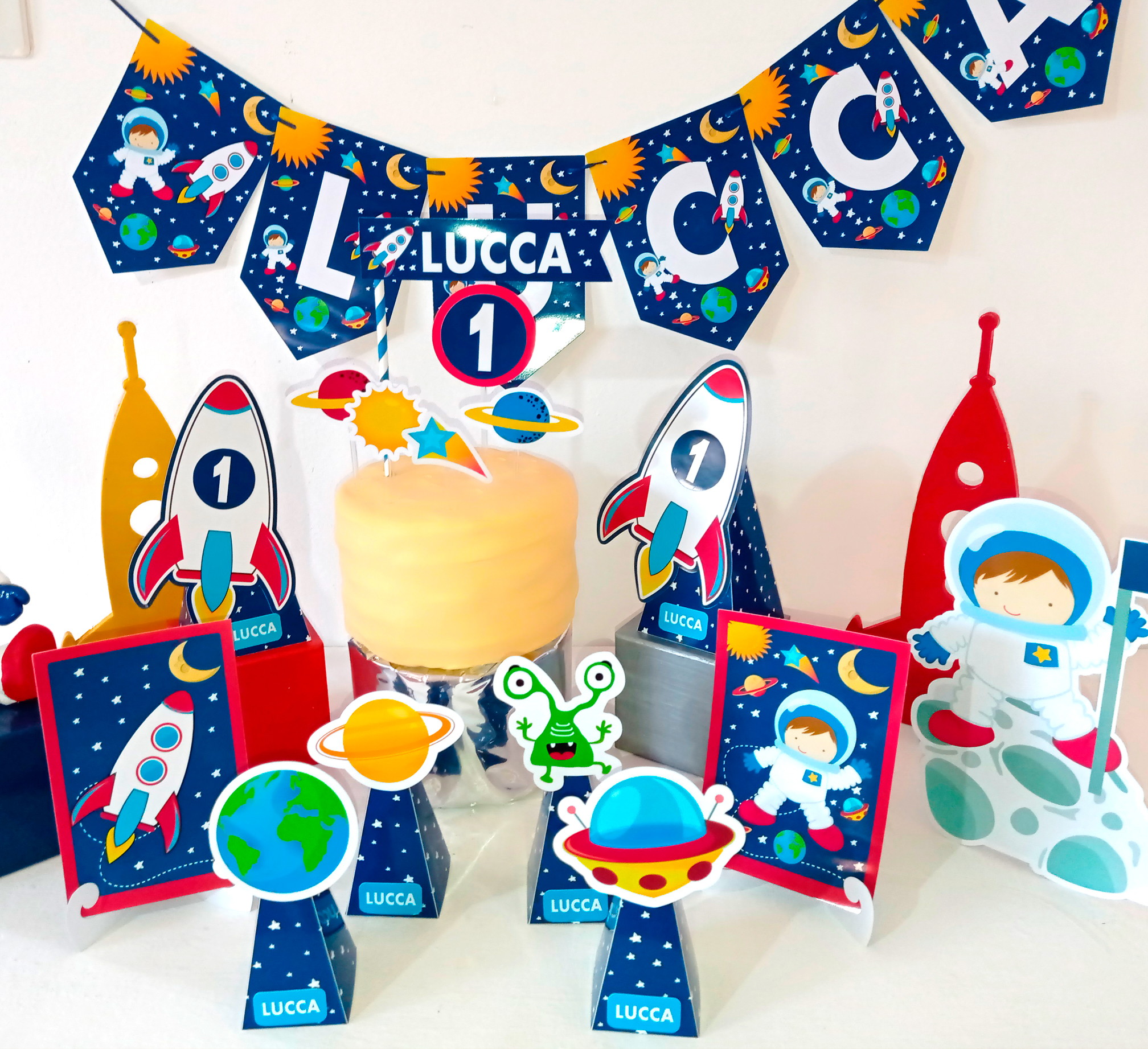 Festa astronauta Decoração