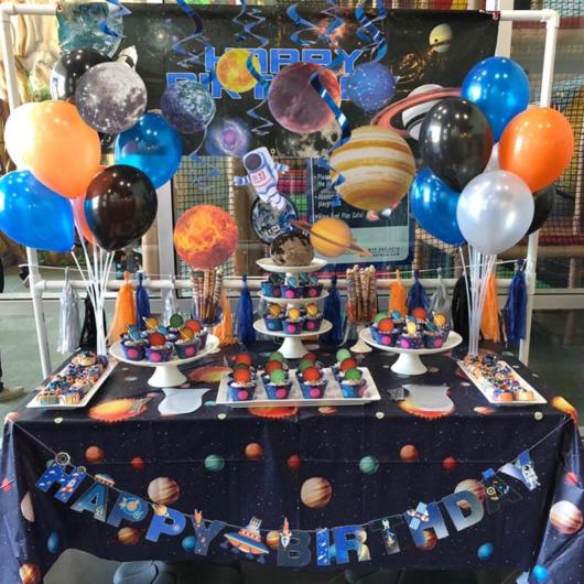 Festa astronauta Decoração