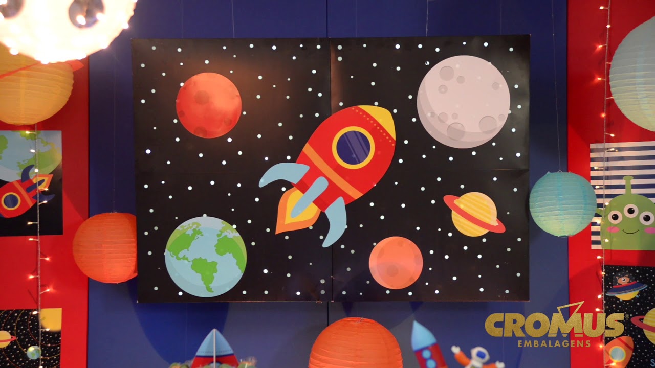 Festa astronauta Painel