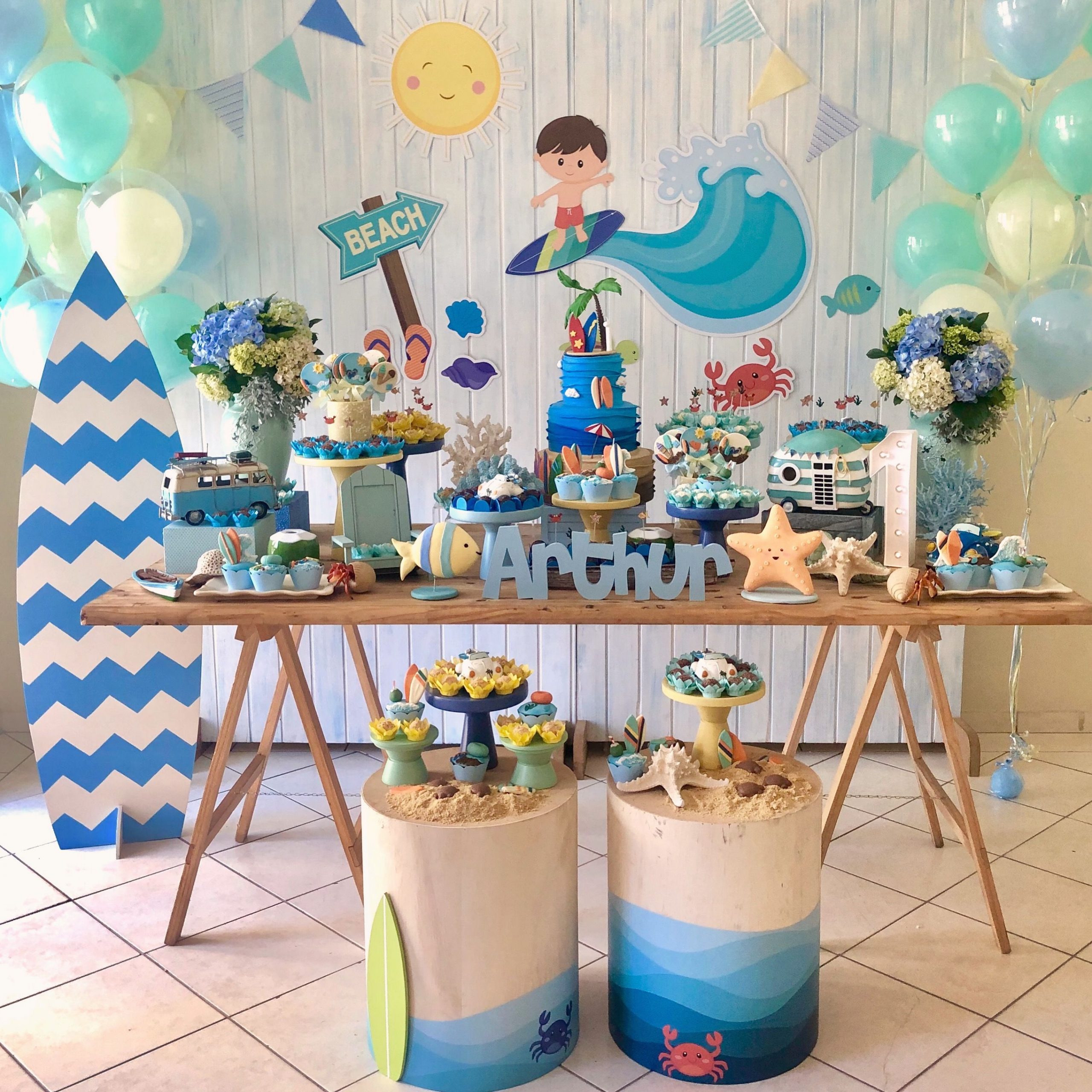 Decoração Infantil Pool Party