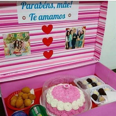 Festa Surpresa Simples Para mãe