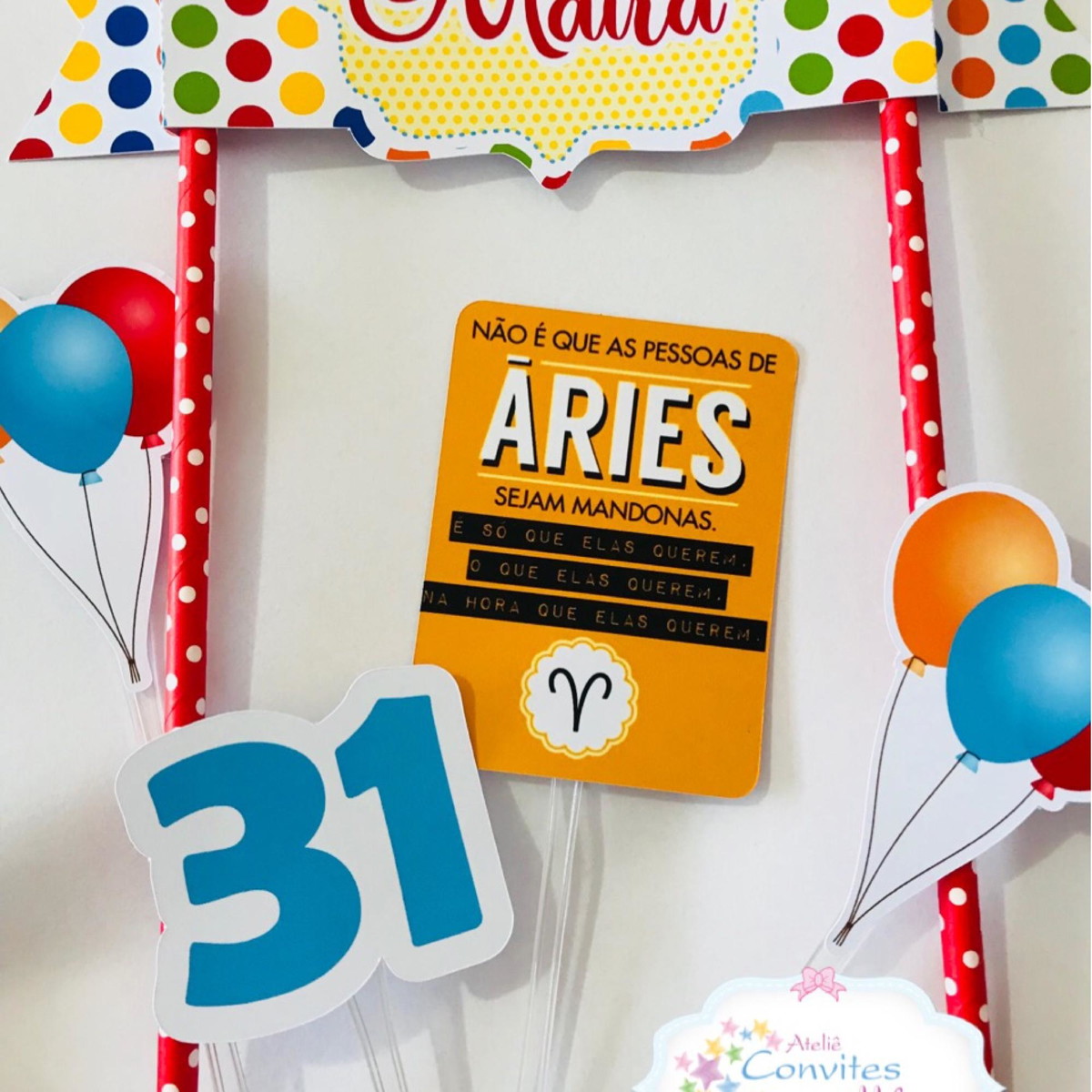 bolo do signo De Aries