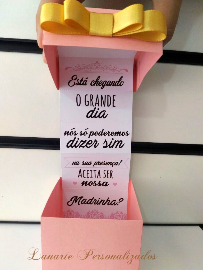 Convite para ser Madrinha: 70 Modelos que irão Surpreender!