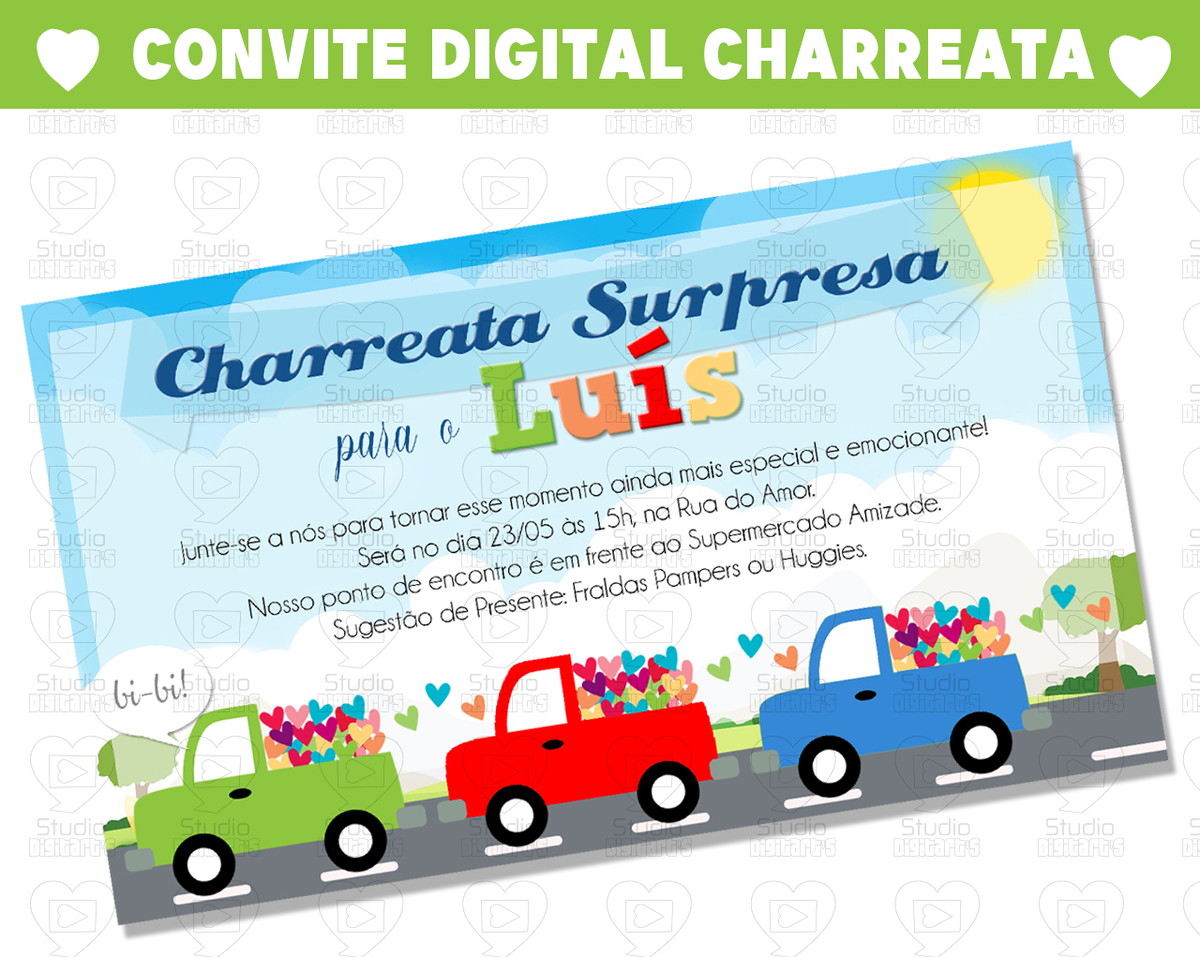 Convite charreata Surpresa