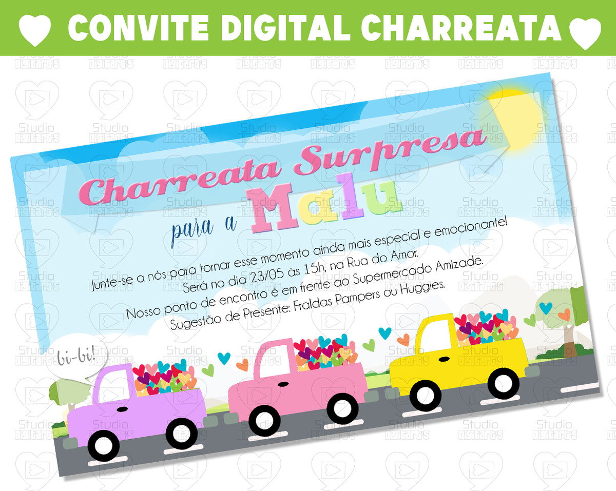 Convite charreata Surpresa