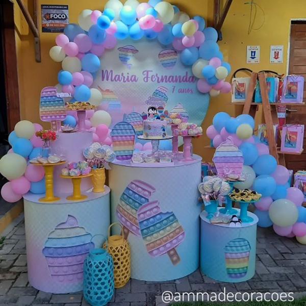 Festa de poppet Decoração