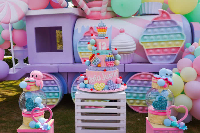 Festa de poppet Decoração