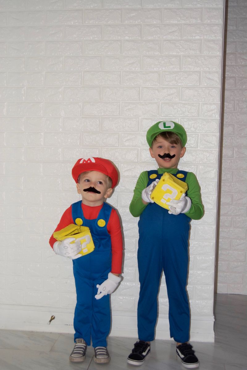 Fantasia Mario e Luigi Infantil